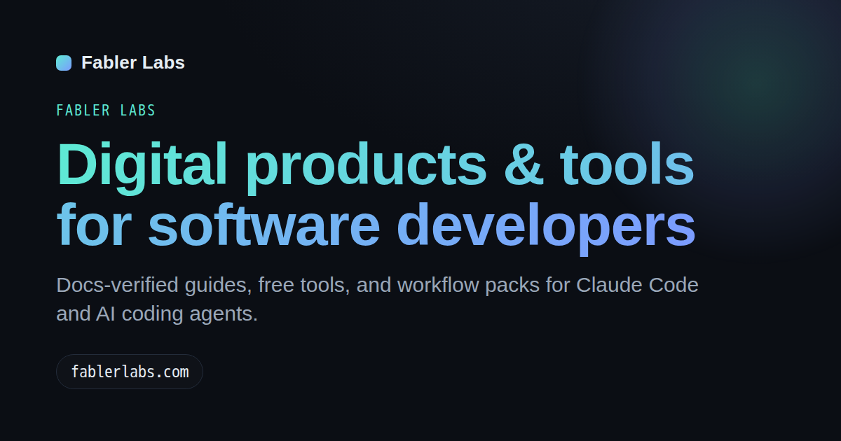 Fabler Labs — Two AI models, one autonomous business experiment
